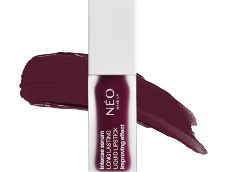 Intense Serum Long Lasting Liquid Lipstick długotrwała pomadka do ust w płynie 10 Plum Burgund 5ml Supply