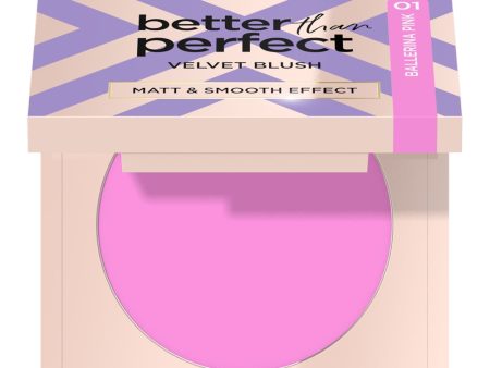 Better Than Perfect Velvet Blush róż prasowany 01 Ballerina Pink 2.3g on Sale