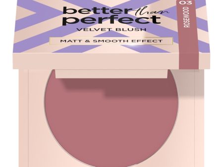 Better Than Perfect Velvet Blush róż prasowany 03 Rosewood 2.3g Hot on Sale