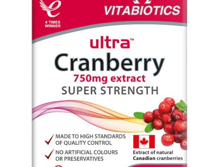 Ultra Cranberry 750mg suplement diety 30 tabletek Fashion