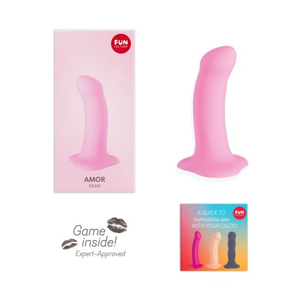 Amor dildo z przyssawką Cukierkowy Róż Supply