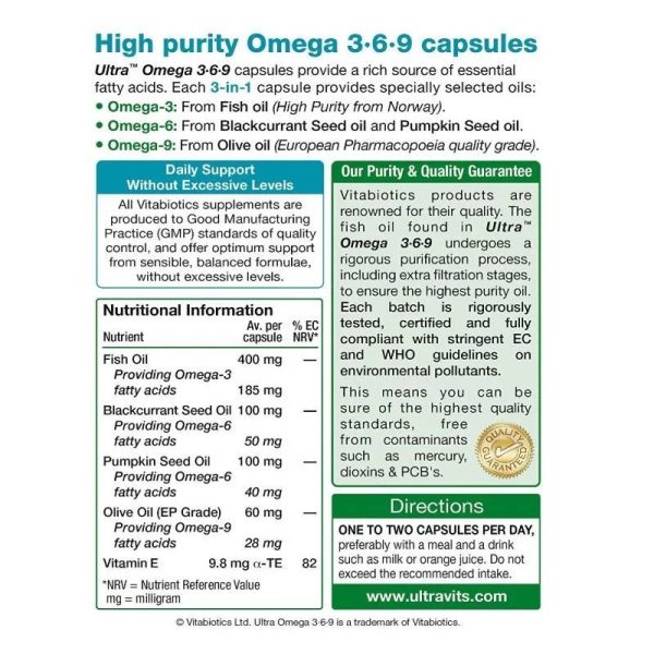 Ultra Omega 3·6·9 suplement diety 60 kapsułek Online Hot Sale