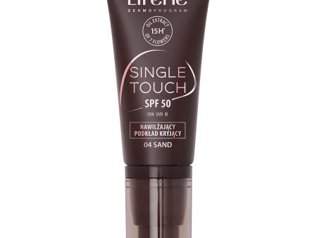 Single Touch SPF50 nawilżający podkład kryjący 04 Sand 30ml Online