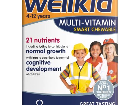 Wellkid Multi-Vitamin suplement diety dla dzieci 30 tabletek do żucia For Sale