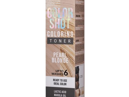 Color Shot toner do włosów Pearl Blonde 60ml Online Hot Sale