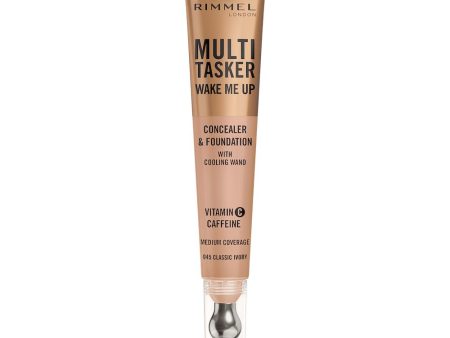 Multi-Tasker Wake Me Up rozświetlający korektor z masującym aplikatorem 045 Classic Ivory 20ml Online now