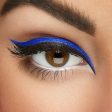 Super Colour Waterproof Eyeliner ultragładki wodoodporny kolorowy eyeliner w płynie 06 Blue 1.7ml Hot on Sale