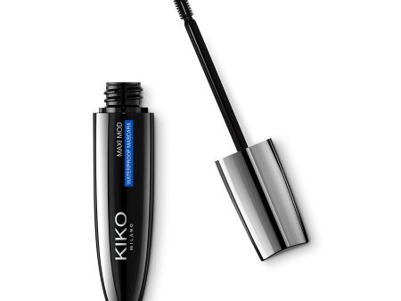 Maxi Mod Waterproof Mascara wodoodporny tusz do rzęs z mini szczoteczką 12ml Cheap