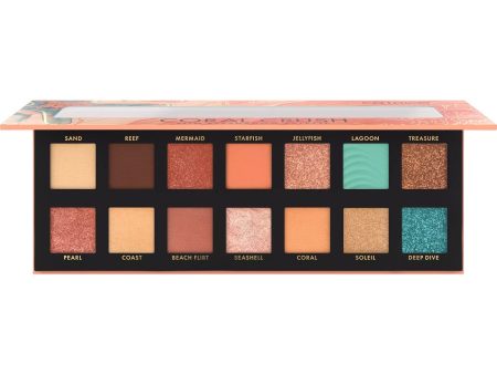 Coral Crush Slim Eyeshadow Palette paleta cieni do powiek 030 Under the Sea 10.6g Online Hot Sale