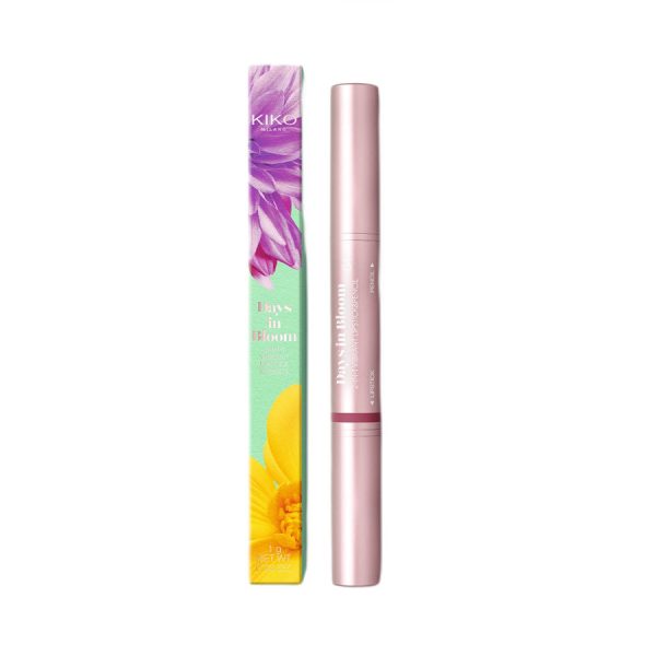 Days In Bloom 2-In-1 Vibrant Lipstick&Pencil pomadka i konturówka do ust o intensywnym satynowym wykończeniu 04 Magenta Memory 1g For Discount