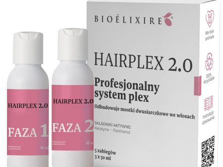 Hairplex 2.0 profesjonalny zabieg odbudowujący włosy zniszczone zabiegami chemicznymi 150ml For Discount