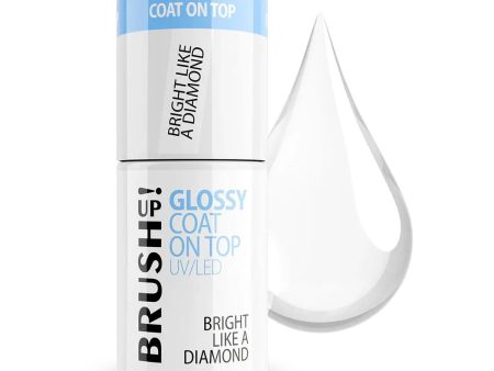 Glossy Coat On Top nabłyszczający top hybrydowy Bright Like A Diamond 5g Supply