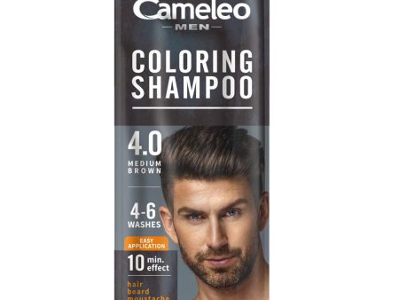 Men Coloring Shampoo szamponetka koloryzująca dla mężczyzn 4.0 Średni Brąz 15ml Cheap