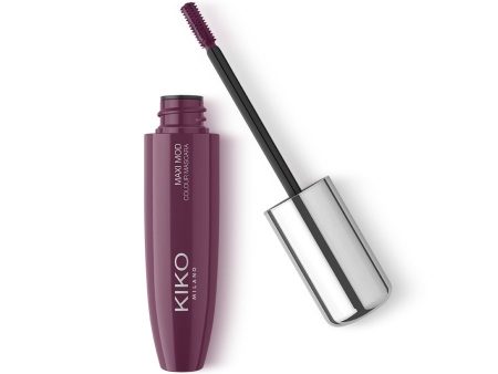 Maxi Mod Colour Mascara kolorowy tusz do rzęs z małym aplikatorem dla maksymalnej objętości 03 Plum 12ml Cheap