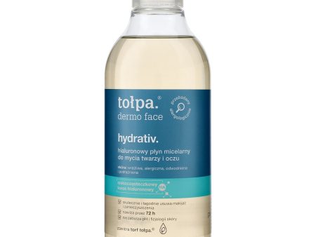 Dermo Face Hydrativ hialuronowy płyn micelarny do mycia twarzy i oczu 400ml Fashion