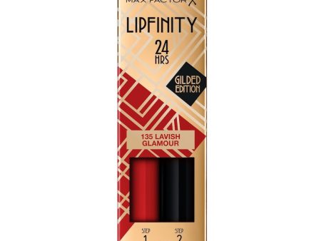 Lipfinity Lip Colour 24h dwufazowa szminka o długotrwałym efekcie 135 Lavish Glamour 4.2ml For Sale