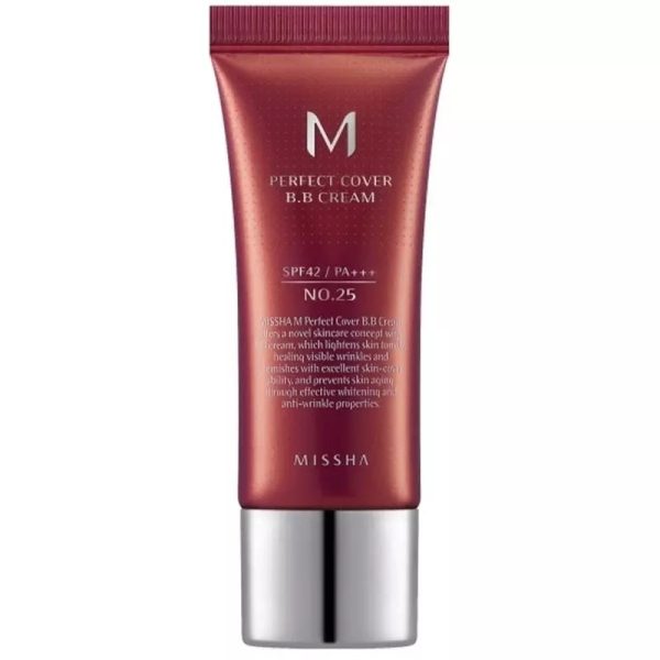 M Perfect Cover BB Cream SPF42 PA+++ wielofunkcyjny krem BB No.25 Warm Beige 20ml on Sale