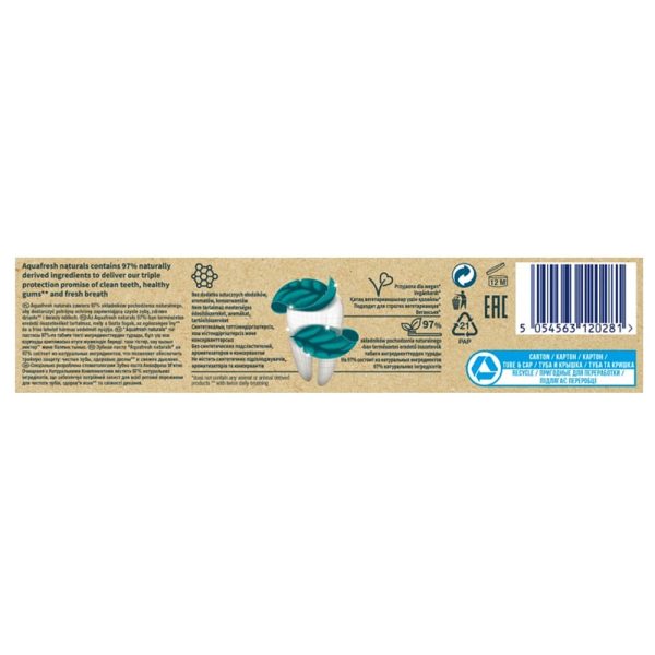 Naturals Mint Clean pasta do zębów z fluorkiem 75ml on Sale