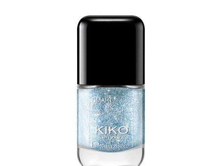 Smart Nail Lacquer Biodegradable Glitter Edition szybkoschnący lakier do paznokci z biodegradowalnym brokatem 316 Acqua Blue 7ml Online Sale