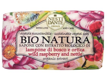 Bio Natura mydło toaletowe Wild Raspberry & Nettle 250g For Sale