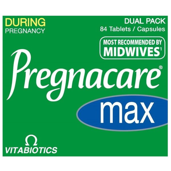 Pregnacare Max suplement diety dla kobiet w ciąży 84 tabletki kapsułki on Sale