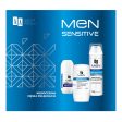 Men Sensitive zestaw balsam po goleniu 100ml + pianka do golenia 250ml + antyperspirant w kulce 50ml For Discount