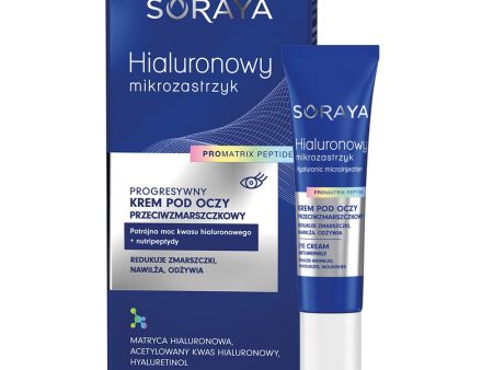 Hialuronowy mikrozastrzyk progresywny krem pod oczy przeciwzmarszczkowy 15ml For Discount