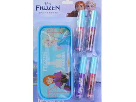 Disney Frozen Lip Gloss & Pouch błyszczyki do ust 4x6ml + kosmetyczka Sale