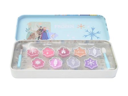 Disney Frozen Makeup Case Lip & Face Tin zestaw kosmetyków do makijażu dla dzieci Supply