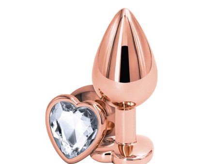 Rear Assets korek analny z kryształkiem Medium Rose Gold Online now