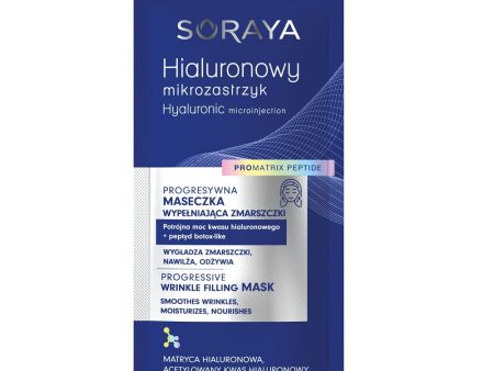 Hialuronowy mikrozastrzyk progresywna maseczka wypełniająca zmarszczki 8ml Supply