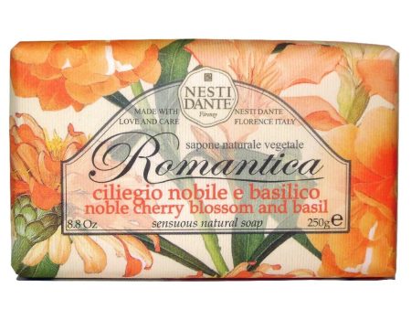 Romantica mydło toaletowe Cherry Blossom & Basil 250g For Discount