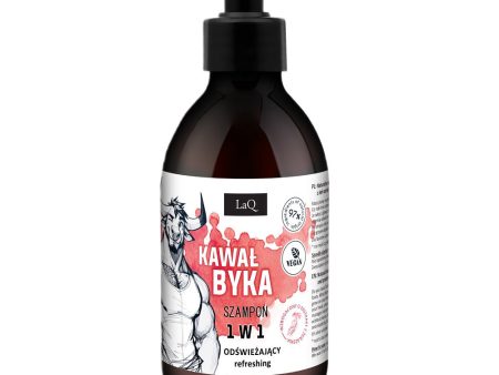 Odświeżający szampon do włosów 1w1 Kawał Byka 300ml Fashion