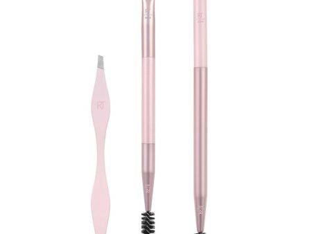 Brow Shaping Set pędzelek do brwi + grzebyk do brwi + pęseta Supply