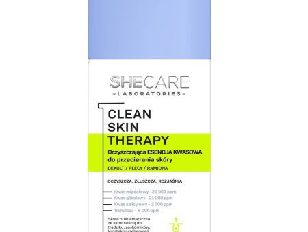 Clean Skin Therapy oczyszczająca esencja kwasowa do przecierania skóry ciała 150ml Online Hot Sale