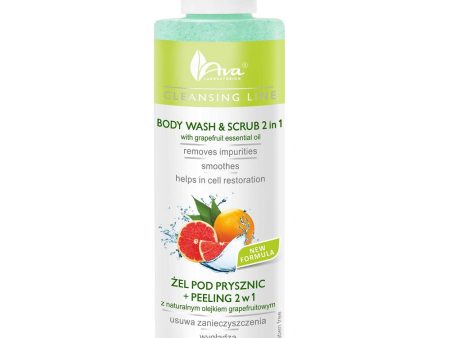 Cleansing Line żel pod prysznic + peeling 2w1 z naturalnym olejkiem grapefruitowym 200ml on Sale