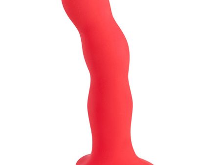 Bouncer dildo z ruchomymi kuleczkami Czerwony For Sale