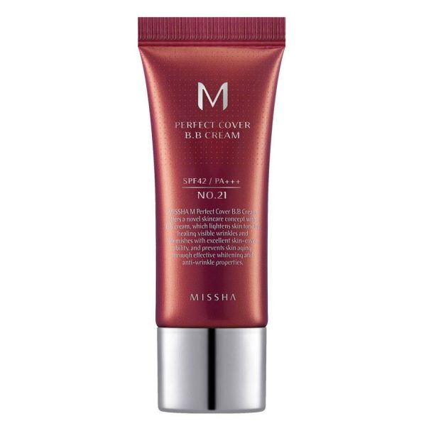 M Perfect Cover BB Cream SPF42 PA+++ wielofunkcyjny krem BB No.21 Light Beige 20ml Supply