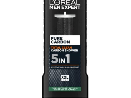 Men Expert Pure Carbon Total Clean żel pod prysznic 5w1 400ml Online Sale