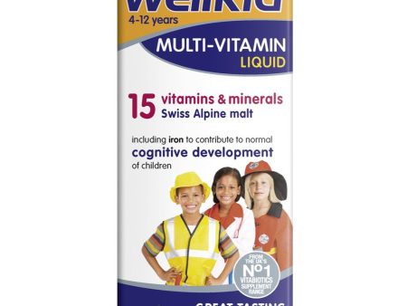 Wellkid Multi-Vitamin Liquid multiwitamina w płynie suplement diety 150ml Cheap