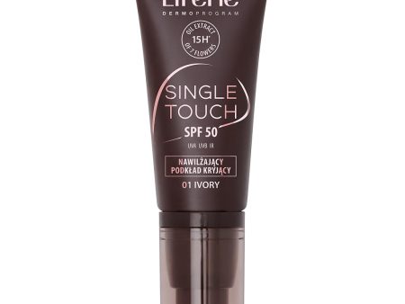 Single Touch SPF50 nawilżający podkład kryjący 01 Ivory 30ml Cheap