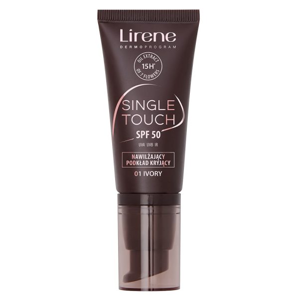 Single Touch SPF50 nawilżający podkład kryjący 01 Ivory 30ml Cheap