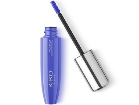 Maxi Mod Colour Mascara kolorowy tusz do rzęs z małym aplikatorem dla maksymalnej objętości 01 Electric Blue 12ml For Cheap