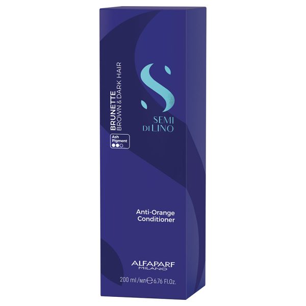 Semi Di Lino Brunette odżywka niwelująca pomarańczowe i miedziane refleksy 200ml Supply