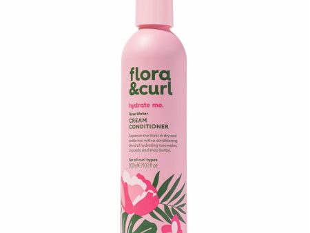 Rose Water Cream Conditioner nawilżająca odżywka do włosów kręconych 300ml Fashion