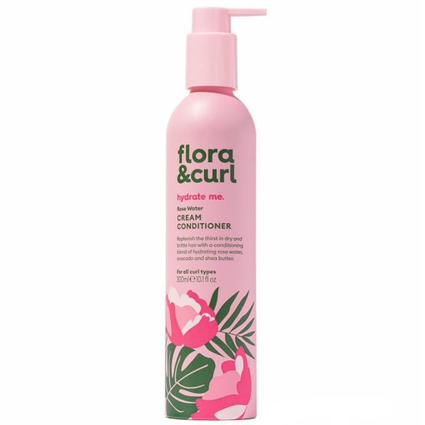 Rose Water Cream Conditioner nawilżająca odżywka do włosów kręconych 300ml Fashion