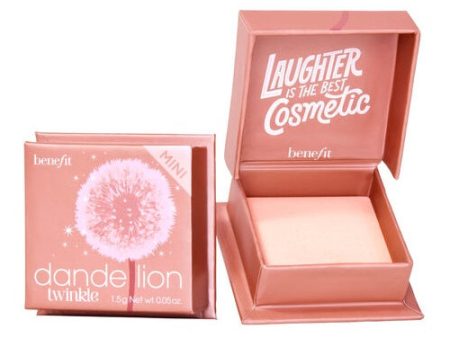 Dandelion Twinkle Mini Soft Nude-Pink Highlighter rozświetlacz o delikatnym bladoróżowym odcieniu 1.5g Online