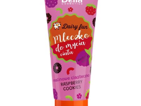 Dairy Fun mleczko do mycia ciała Malinowe Ciasteczko 200ml Cheap