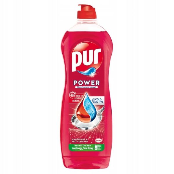 Power Raspberry & Red Currant płyn do mycia naczyń 750ml For Cheap