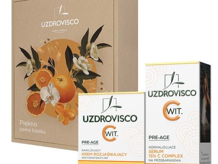 Pre-Age zestaw nawilżający krem rozjaśniający antyoksydacyjny 50ml + normalizujące serum na przebarwienia 30ml Hot on Sale